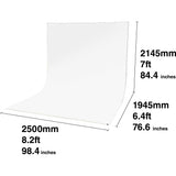 EASIFRAME® Cyclorama Curved Frame Fabric Skin White