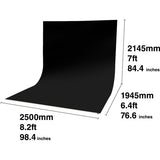EASIFRAME® Cyclorama Curved Frame Fabric Skin Black