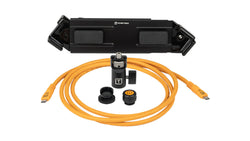 Tether Tools - TetherPro Optima 10G Mobile Tethering Kit "š¬" 6"𬲠(1.8m) Straight to Straight, High-Visibility ORG Cable, AeroTab, TetherGuard ThreadMount