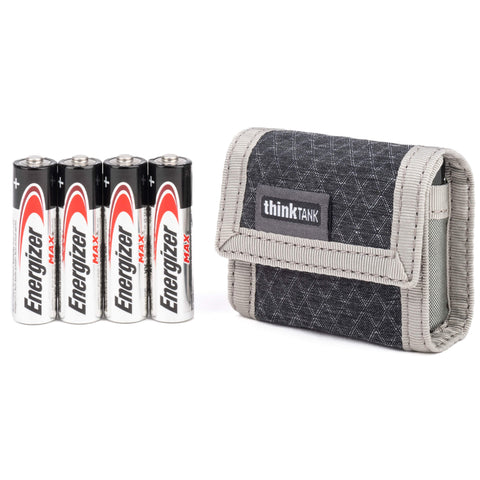 Think Tank AA Battery Holder Nickel Grey
