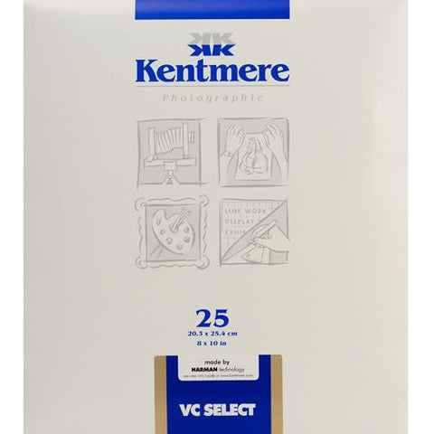 Kentmere - RC VC Select Fine-Lustre 8x10, 25 sheets