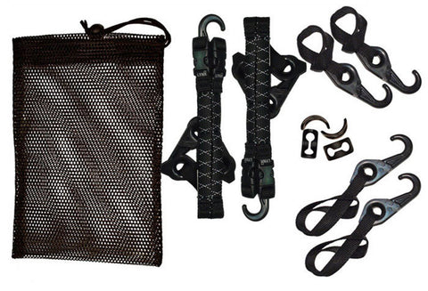 Black Reflective Outdoors Stash Bag