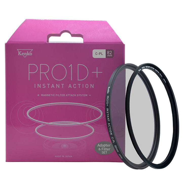 Kenko - PRO1D+ Instant Action C-PL SET (Includes Filter and Adapter)