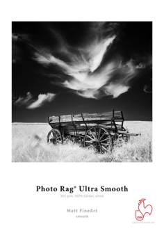Hahnemuhle - Photo Rag® Ultra Smooth 305 gsm, 11"x17", 25 sheets (Special Order)