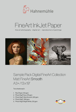 Hahnemuhle - Matte Smooth Sample Pack - 13"x19", 10 sheets