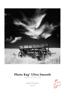 Hahnemuhle - Photo Rag® Ultra Smooth 305 gsm, 44"x39 Roll, 3" core