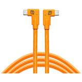 TetherGuard LeverLock & Cable Kit, USB-C to USB-C, 15' (4.6m), Right to Right - High-Visibility Orange