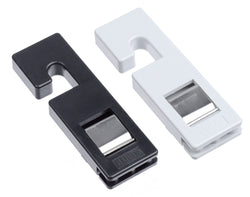 Kaiser Set of Film Clips, plastic, 1 pair (1x with weight, 1x without weight)