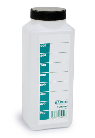 Kaiser Chemical Storage Bottle, 1000ml, White