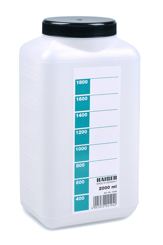 Kaiser Chemical Storage Bottle, 2000ml, White
