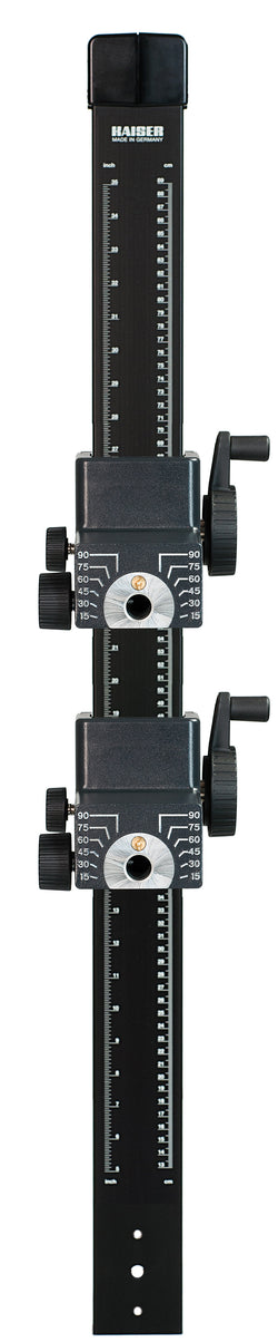 Kaiser Column, 1 m (3 feet 3), with two holding arms, weight compensation (upper holding arm) and gear rack