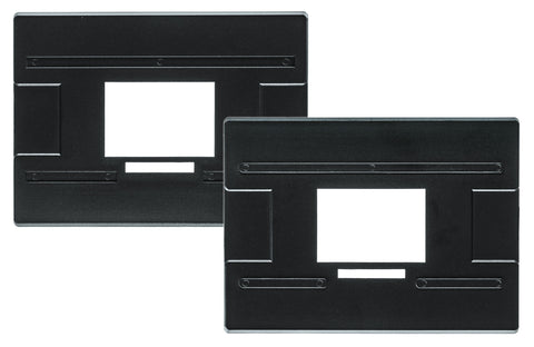 Kaiser Format Masks 24.5 x 36.5 mm. To enlarge or photograph a black boarder around the picture. For SYSTEM-V and FilmCopy Vario (2457/2458)