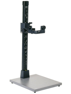 Kaiser Copy Stand RS 1, with repro-and titling arm RT 1 (# 5521), column height 1 m (3 feet 3), baseboard 45 x 50 cm (17,7 x 19,7)