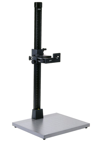 Kaiser Copy Stand RSX, with camera arm RTX (# 5522), column height 1,20 m (3 feet 11), with gear rack, baseboard 60 x 50 cm (23,6 x 19,7)