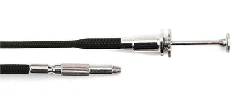 Kaiser Cable Release, with auto-lock disc, with black fabric covering, 50 xm (19.7)