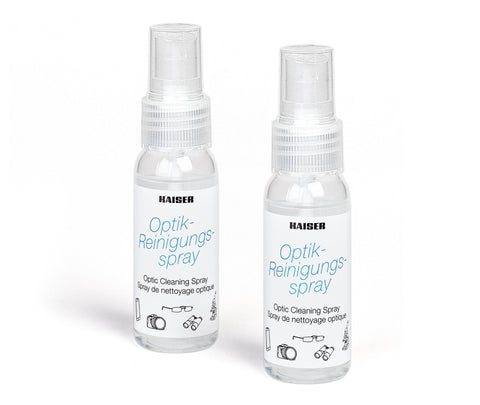 Kaiser Optic Cleaning Spray for glass and plastic, 2 x 25 ml pump spray dispenser