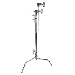 Kupo 20" Master C-Stand with Sliding Leg Kit – Silver