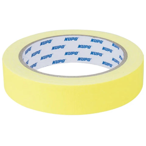 Kupo Cloth Spike Tape 15 Yard (L) X 24mm (W) (Yellow)