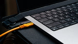 Tether Tools - TetherPro Optima 10G USB-C, Straight to Straight Cable, Black