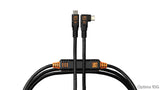 Tether Tools - TetherPro Optima 10G USB-C, Straight to Right Angle Cable, Black