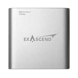 Exascend - CFexpress Type B / SD - Dual-slot Card Reader (10 Gbps)
