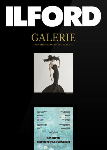 Ilford Galerie - Smooth Cotton Pearlescent, 6x4", 50 sheets