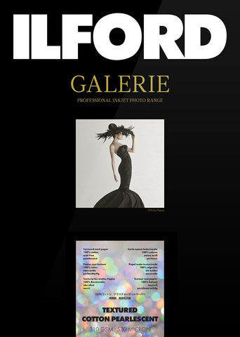 Ilford Galerie - Textured Cotton Pearlescent, 6x4", 50 sheets
