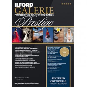 Ilford Galerie - Prestige Textured Cotton Rag 8.5"x11", 25 sheets
