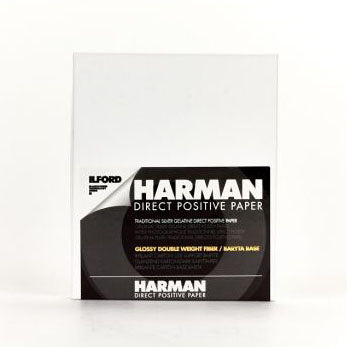 Harman Direct Positive FB Glossy, 4×5, 25 Sheets