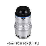 Laowa Aksen 1-5X & 5-10X Ultra Macro APO - Cine Arri PL (Special Order)