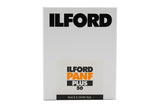 ILFORD PAN F PLUS 4x5” 25 SHEET