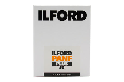 ILFORD PAN F PLUS 4x5” 25 SHEET