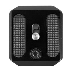 Vanguard - QS-55P Quick Shoe: Arca-Compatible Quick-Release Plate with Safety Pin