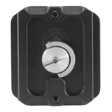 Vanguard - QS-55P Quick Shoe: Arca-Compatible Quick-Release Plate with Safety Pin