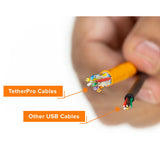 TetherPro USB-C to USB-C Right Angle to Right Angle