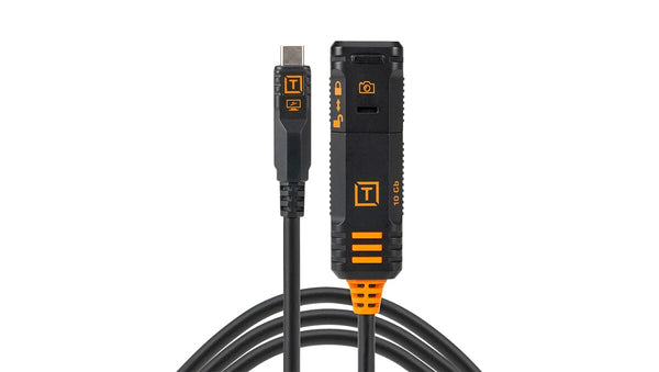 Tether Tools - TetherPro Optima 10G USB-C Locking Extension Cable - Black
