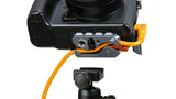 Tether Tools - LeverLock® Plus & Cable Kit, Optima 10G, Straight to Right Cable, High-Visibility Orange
