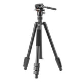 Vanguard - VESTA GO 234 AV10 Aluminum Travel Tripod w/ Counterbalancing Video Head