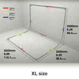 EASIFRAME® Cyclorama Curved Frame Fabric Skin Chroma Key Green