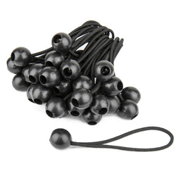 Kupo Ball Bungee 6" 50pcs Black