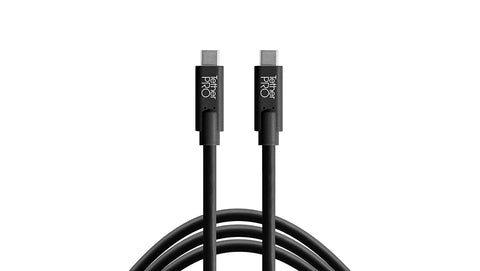 TetherPro USB-C to USB-C, 15 (4.6m), Black