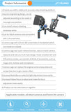 Yelangu D221 Shoulder Rig with Camera Cage and Follow Focus