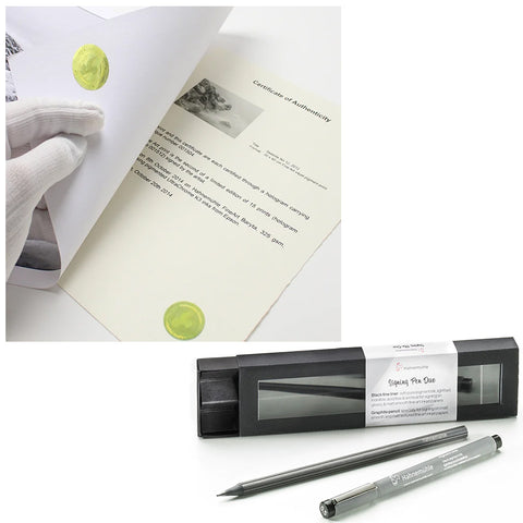 Hahnemuhle - Authenticity Certificate and Signing Pen Duo KIT