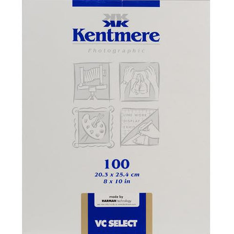 Kentmere - RC VC Select Fine-Lustre 8x10, 100 sheets