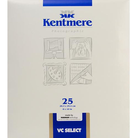 Kentmere - RC VC Select Fine-Lustre 8x10, 25 sheets