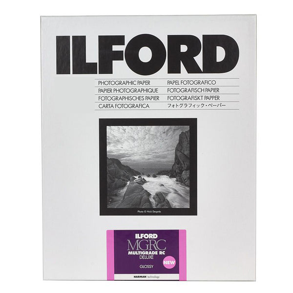 Multigrade 5 RC Deluxe Glossy 8x10, 25 sheet + 2x Rolls of HP5 Plus Value Pack