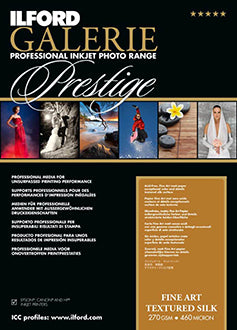 Prestige Fine Art Textured Silk 17"x22", 25 sheets