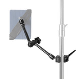 Rock Solid Articulating Arm, 11" (28cm), with Hot Shoe 1/4"-20 Adapter