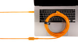 TetherBoost Pro USB-C Core Controller Extension Cable - Orange