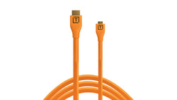 TetherPro HDMI Micro to HDMI 2.0 (Orange)